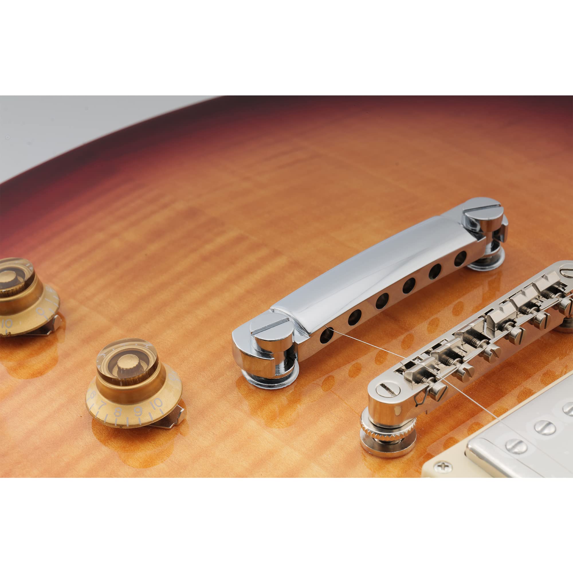 Amazon.com: Musiclily Pro 52.5mm Tune-o-matic Stop Tailpiece for 6